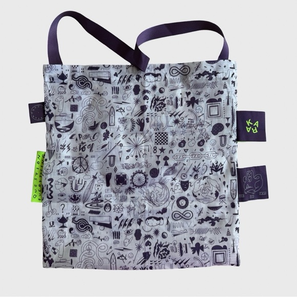 KARA Rhinestone striped shoulder hobo bag - Picture 10 of 11